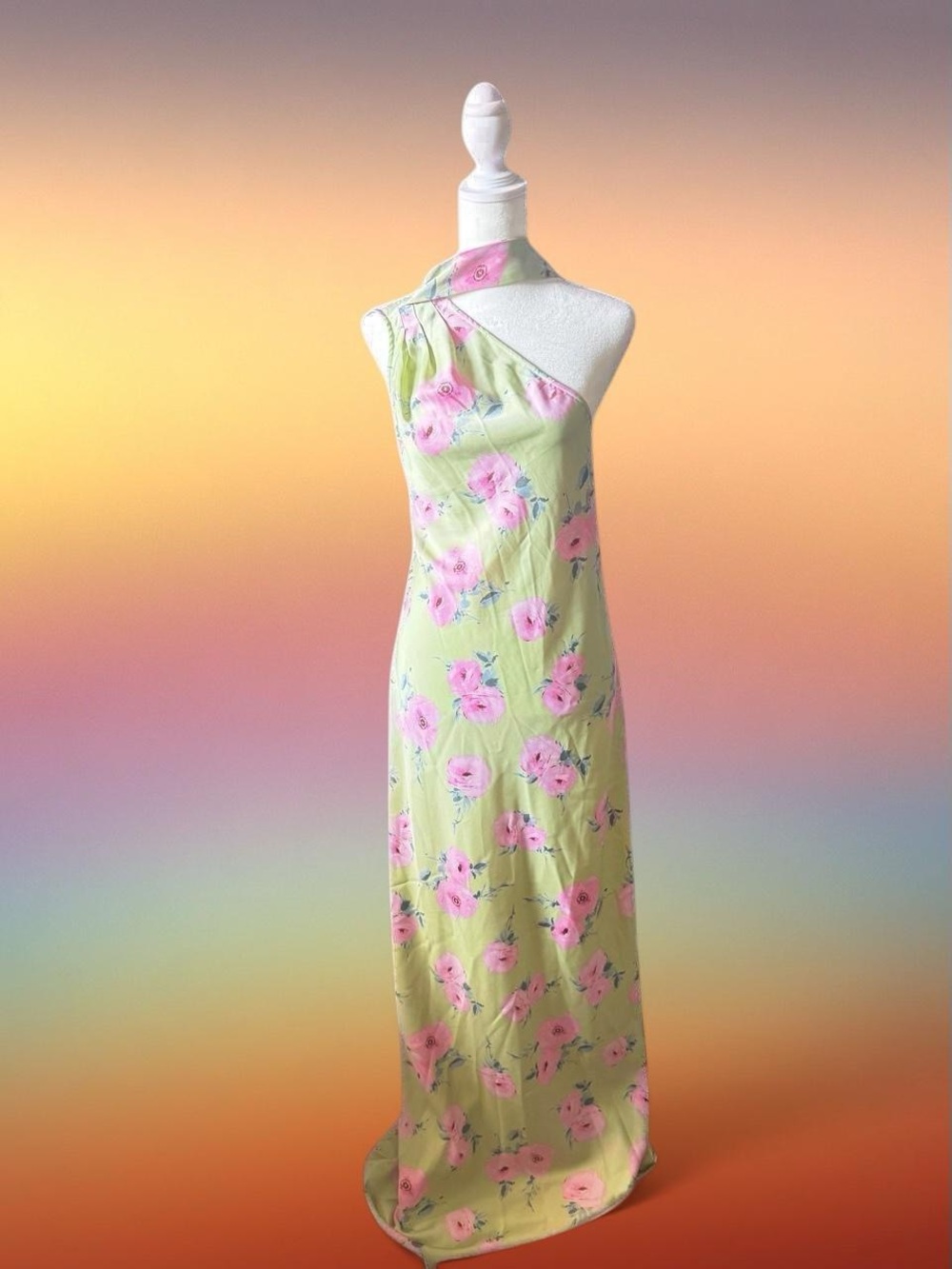 WAYF floral gown